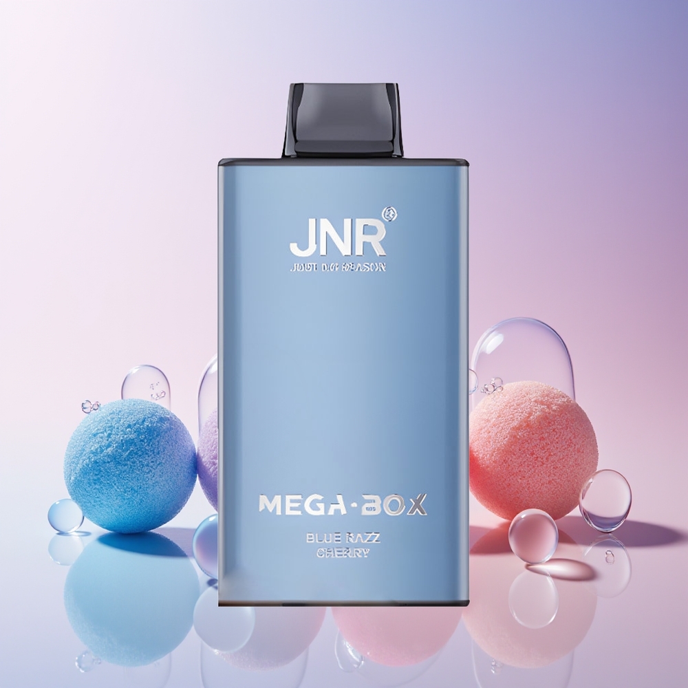 Finland tukku JNR Mega Box 25000 tupakkaa 30ml nestemäistä akkukapasiteetti Blue Razz -kirsikka