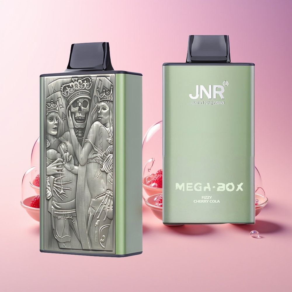 Finland tukku JNR Mega Box 25000 tupakkaa 30ml nestemäistä akkukapasiteetti Poreileva kirsikkakola