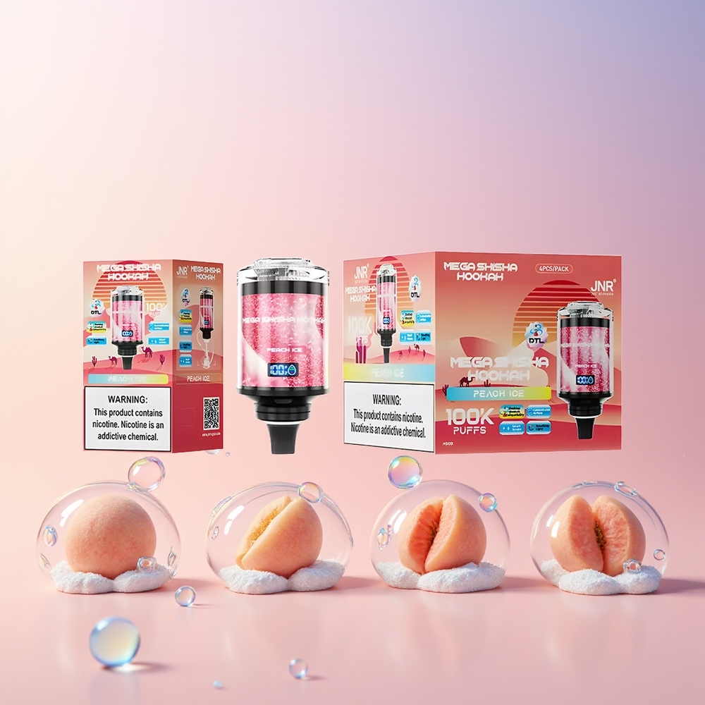 Finland tukku JNR Mega Shisha 100000 savukertaa 60ml nesteen kapasiteetti