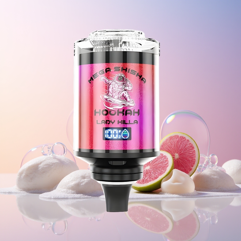 Finland tukku JNR Mega Shisha Hookah 100000 savukertaa 60ml nesteen tilavuus