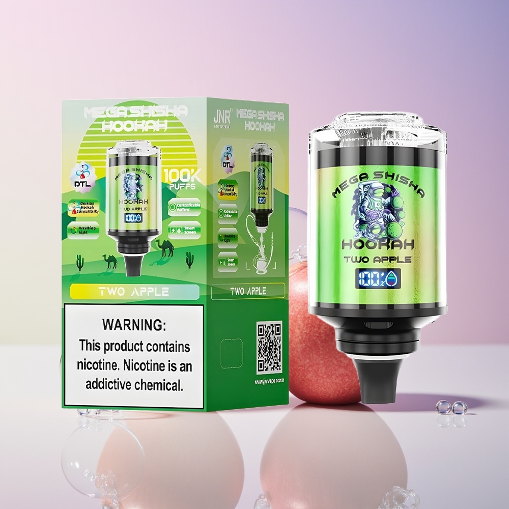 Finland tukku JNR Mega Shisha Hookah 100000 savuketta 60ml nestemäistä