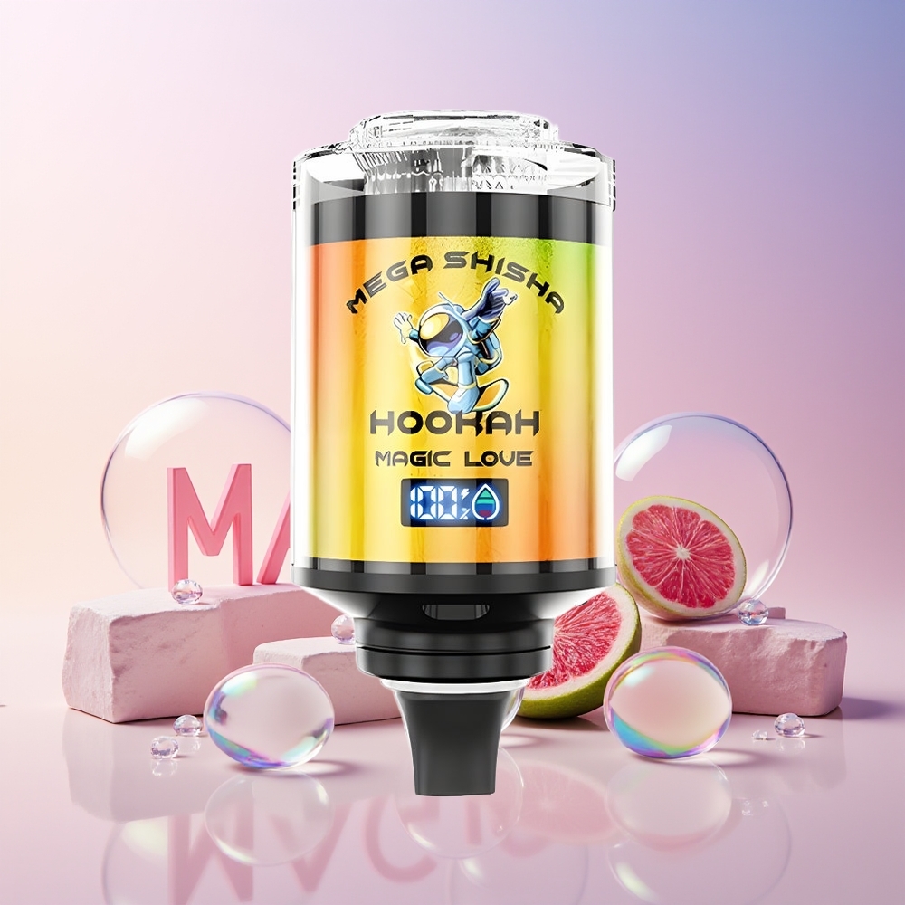 Finland tukku JNR Mega Shisha Hookah - 100000 savutusta / 60ml nestekapasiteetti / 2200mAh akku
