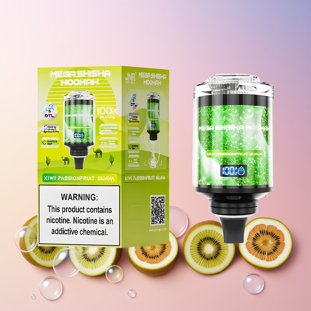 Finland tukku JNR Mega Shisha Hookah - 100000 savutusta, 60ml nestetankki, 2200mAh akku