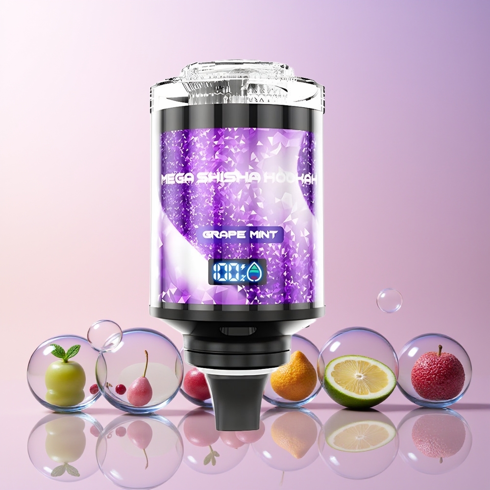 Finland tukku JNR Mega Shisha Hookah 60ml nestemäinen täyte 2200mAh akku