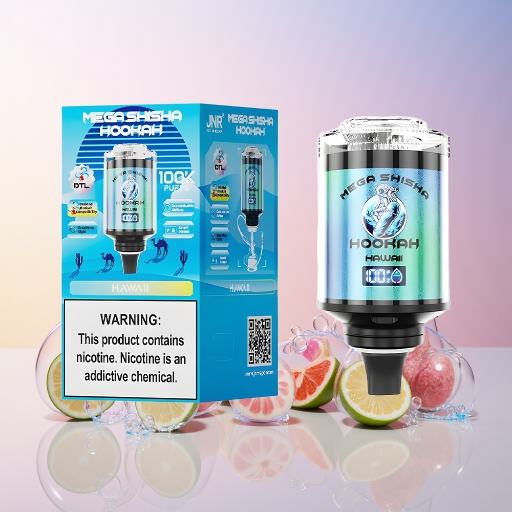 Finland tukku JNR Mega Shisha Pöytäkone Yhteensopiva 100000 vedon ja 60ml nestekapasiteetti