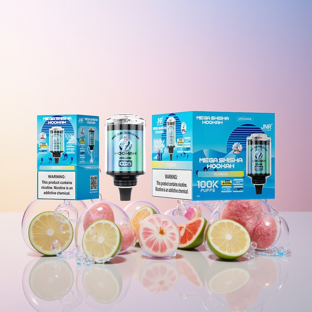 Finland tukku JNR Mega Shisha Pöytäkone Yhteensopiva 100000 vedon ja 60ml nestekapasiteetti