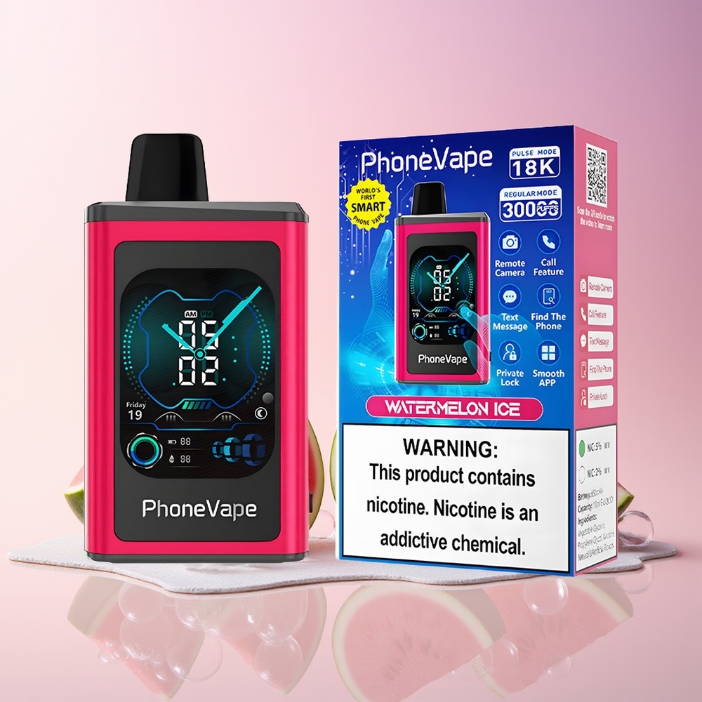 Finland tukku JNR PhoneVape 30000 puffs Disposable Vape - 850mAh Type-C Ladattava Akku, Sovellusohjattu, 30000 savutusta