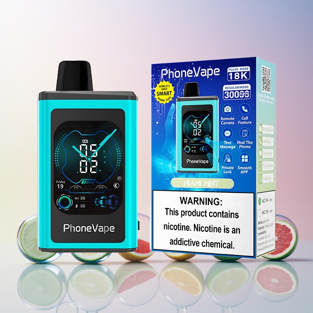 Finland tukku JNR PhoneVape 30000 tupakkaa Disposable Vape 850mAh Type-C Ladattava Akku Sovellusohjattu