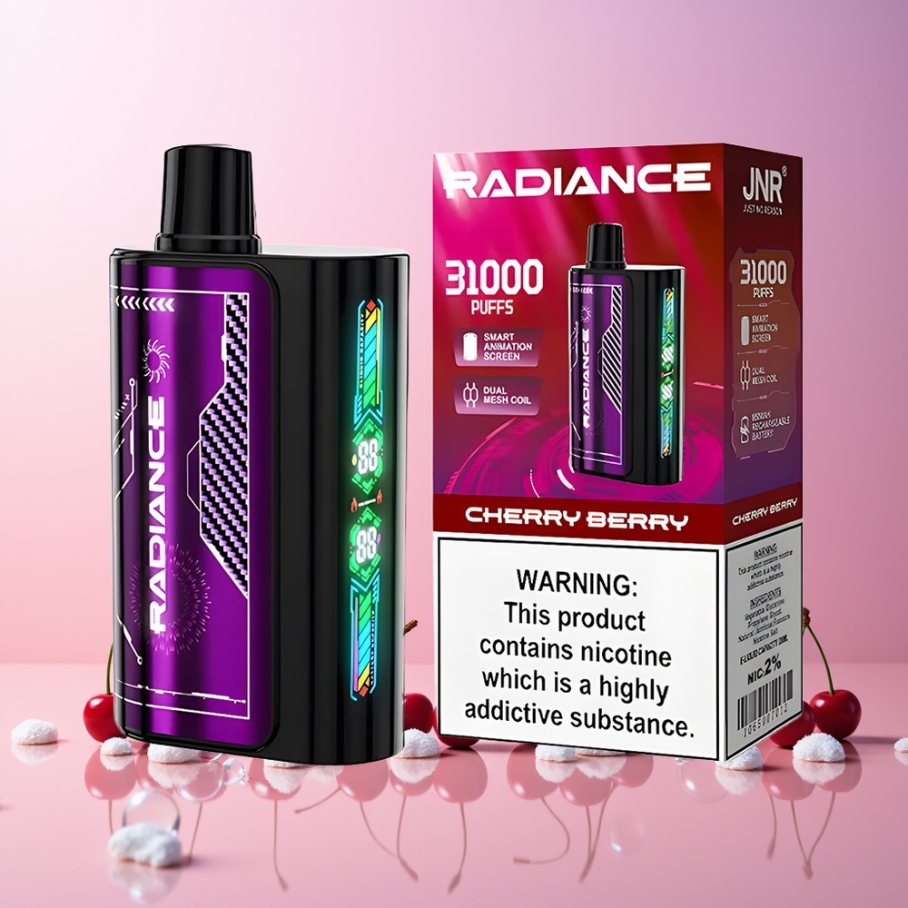 Finland tukku JNR Radiance 31000 Puffia 28ml E-nestettä Disposable Vape