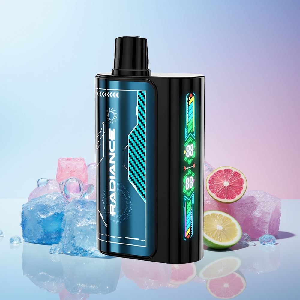 Finland tukku JNR Radiance 31000 Puhallus 28ml Nestemäinen Tykki 950 mAh Ladattava Paristo