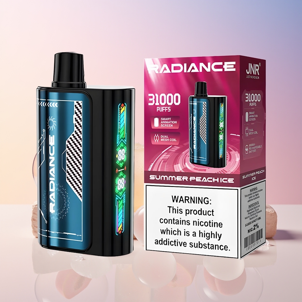 Finland tukku JNR Radiance 31000 Tupakkaa 28ml E-neste 950 mAh Ladattava Akku