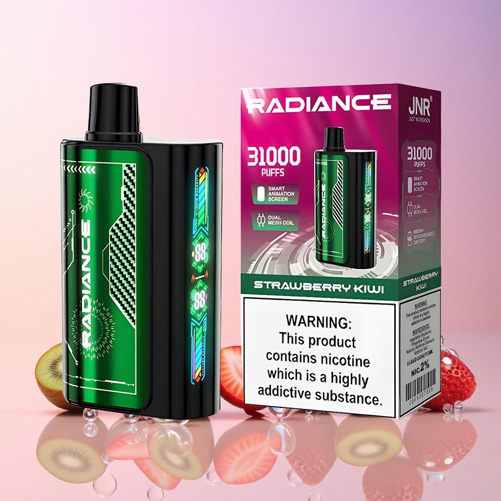 Finland tukku JNR Radiance 31000 Tupakkaa 28ml Nestemäinen Dual Mesh Käämi