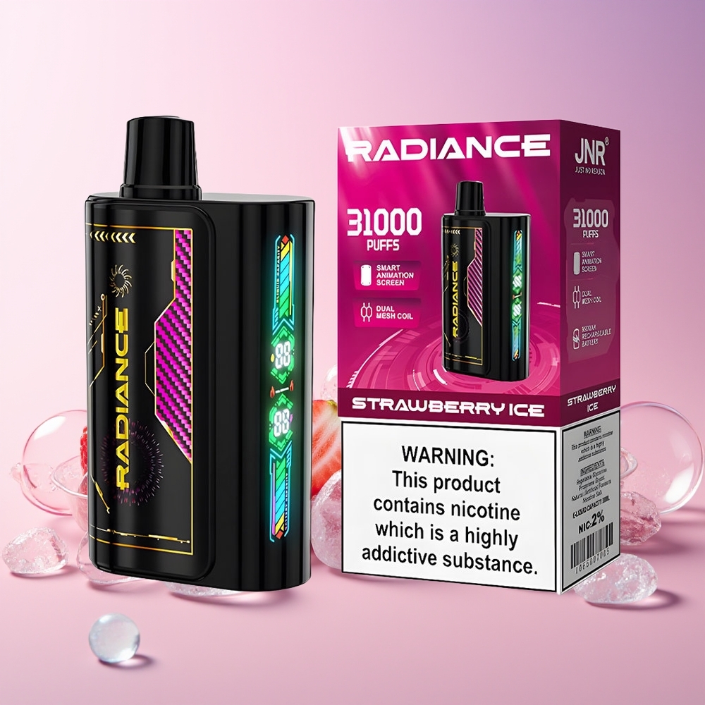Finland tukku JNR Radiance 31000 Tupakkaa 28ml Nestemäistä Dual Mesh Käämi