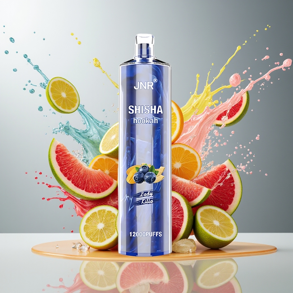 Finland tukku JNR Shisha Hookah 12000 Puffia, 24ml nestemäärä, 0.6 Ohm mesh-käämi