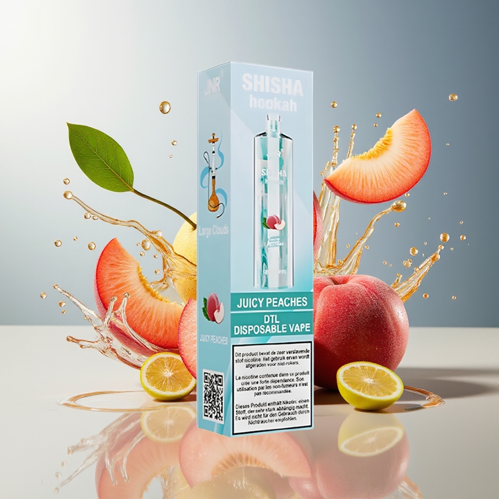 Finland tukku JNR Shisha Hookah 12000 Puffs 750mAh Akku 24ml Nestemäistä 0%, 2% Nikotiinia