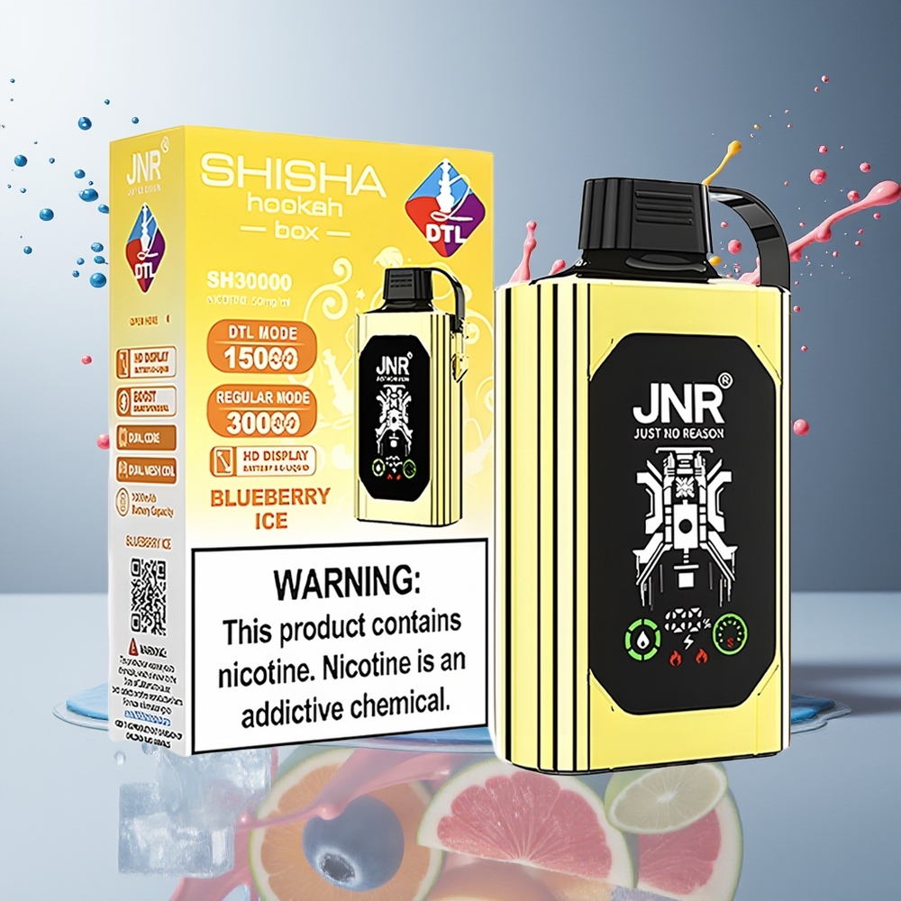 JNR Shisha Hookah Box Finland tukku - 20500 Puffs (20500 Savukertaa), 25ml nestemäärä (25ml), Type-C Pikalataus