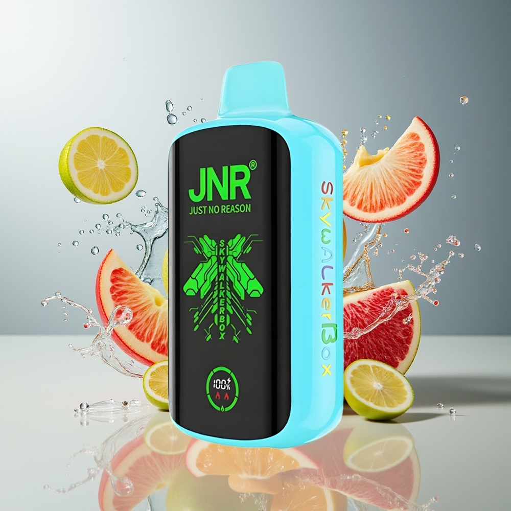 Finland tukku JNR Skywalker Box 21000 Puffs 850 mAh Akku 25ml Nestemäärä Hapan omenajäätelö