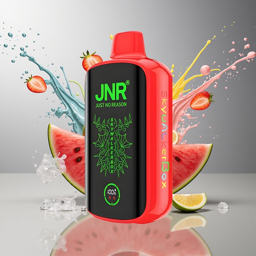 Finland tukku JNR Skywalker Box 21000 Puffs 850 mAh Akku 25ml Nestemäärä Mansikka-vesimeloni