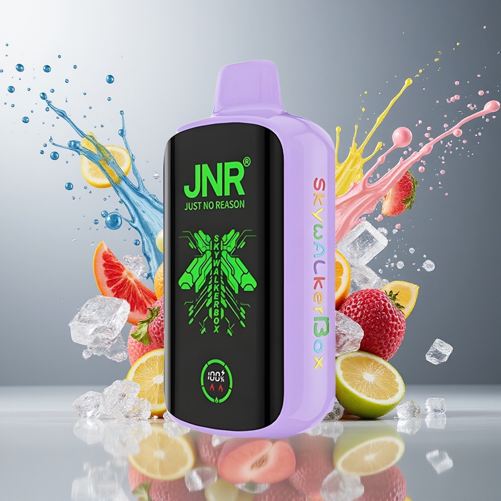 Finland tukku JNR Skywalker Box 21000 Puffs 850 mAh Akku 25ml Nestemäärä Viinirypälejäätelö