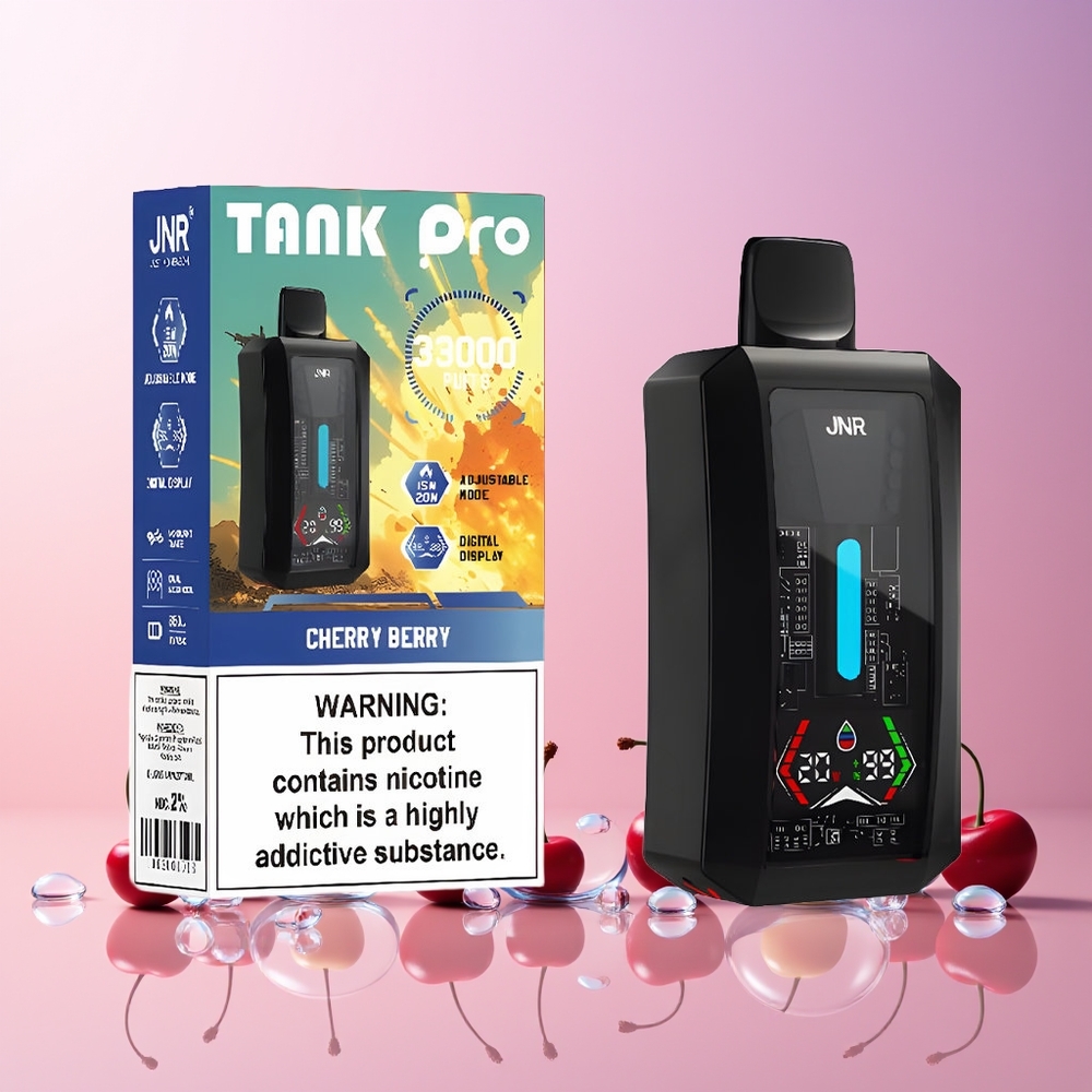 Finland tukku JNR Tank Pro 33000 Puffs 28ml nestemäinen tupakaton neste Digitaalinäyttö