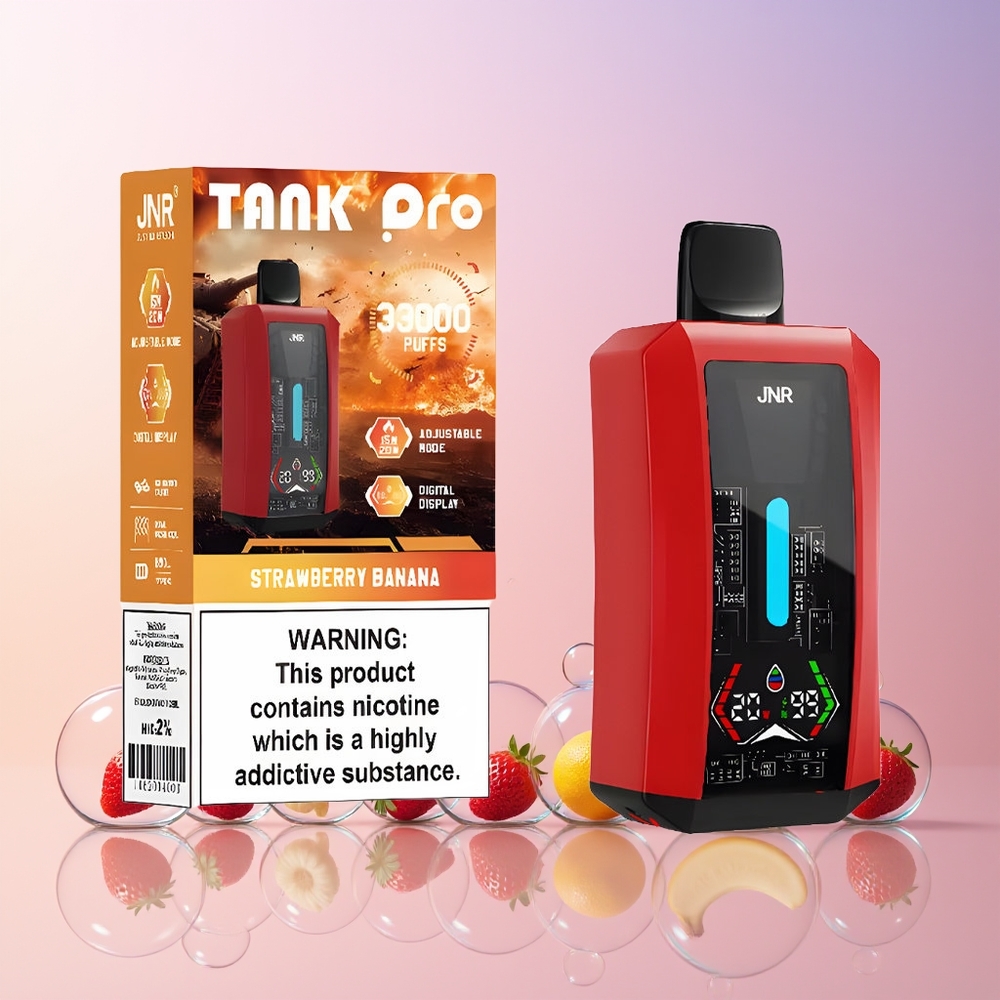 Finland tukku JNR Tank Pro 33000 Tupakkaa 28ml Nestemäinen Nikotiini 2 % Disposable Vape