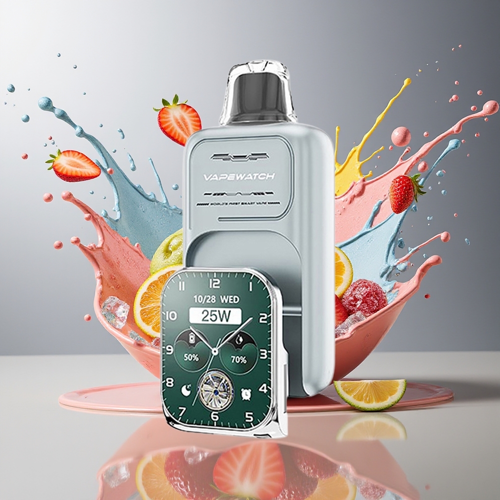 Finland tukku JNR VapeWatch 30000 Puffs 1000mAh Akku 19mL Nestemäki