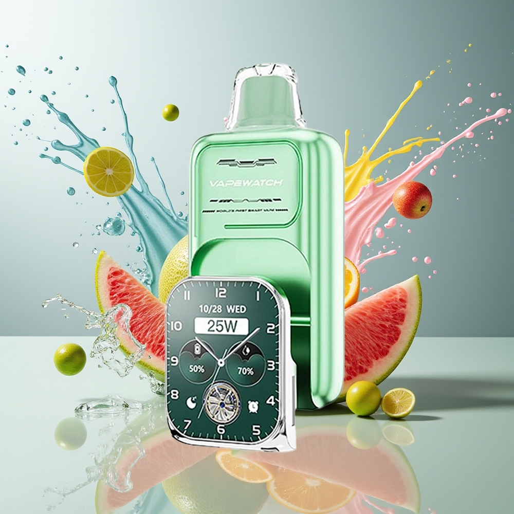 Finland tukku JNR VapeWatch 30000 Puffs 1000mAh Akku 19mL Nestemäärä