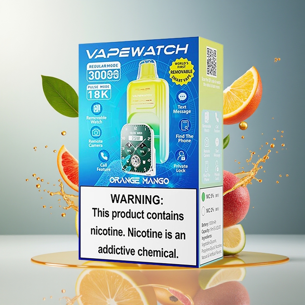 Finland tukku JNR VapeWatch 30000 Puffs 1000mAh Akku 19mL Nestemäärä