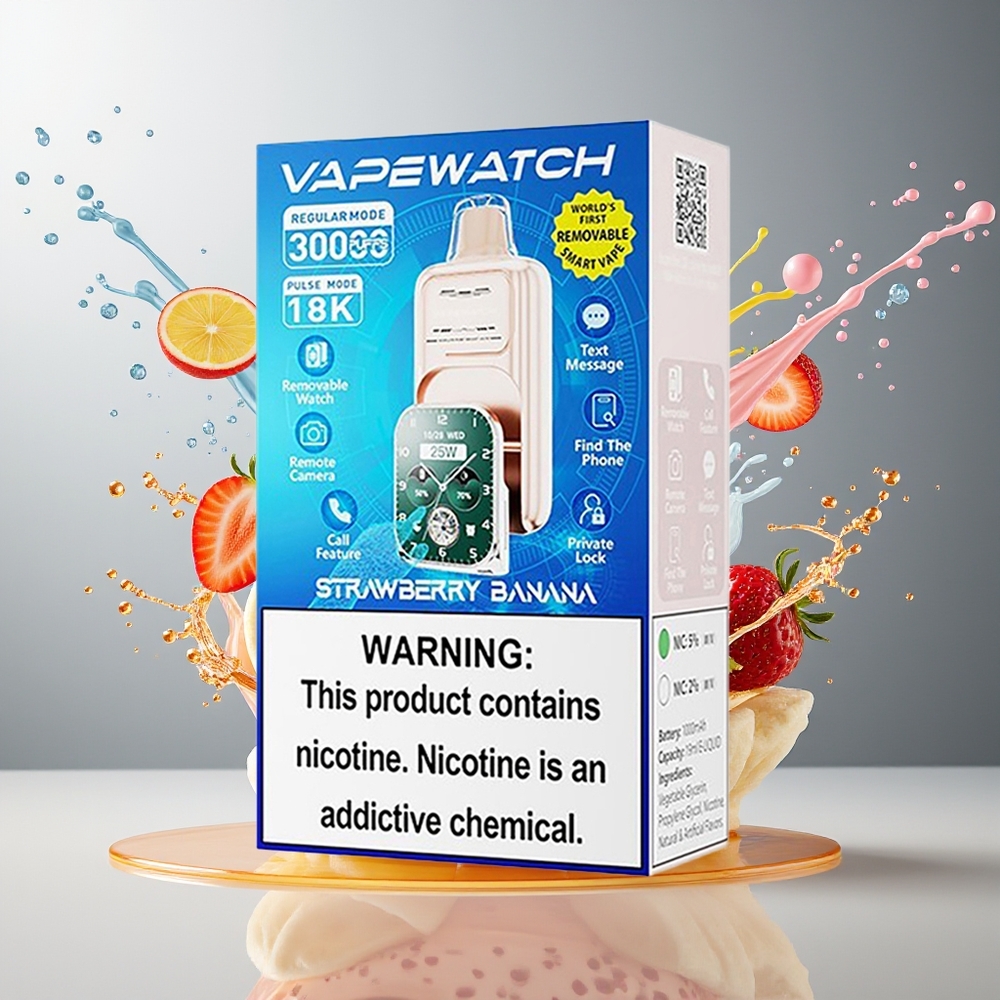 Finland tukku JNR VapeWatch 30000 Puffs 19ml Nestemäinen Kapasiteetti 1000mAh Akku