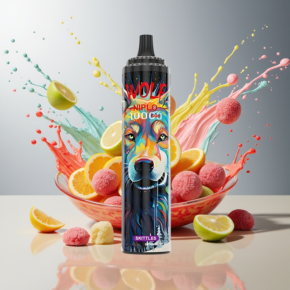 Finland tukku JNR Wolf Niplo 10000 Puffs 1.0 Ohm Mesh-käämitys 20ml neste