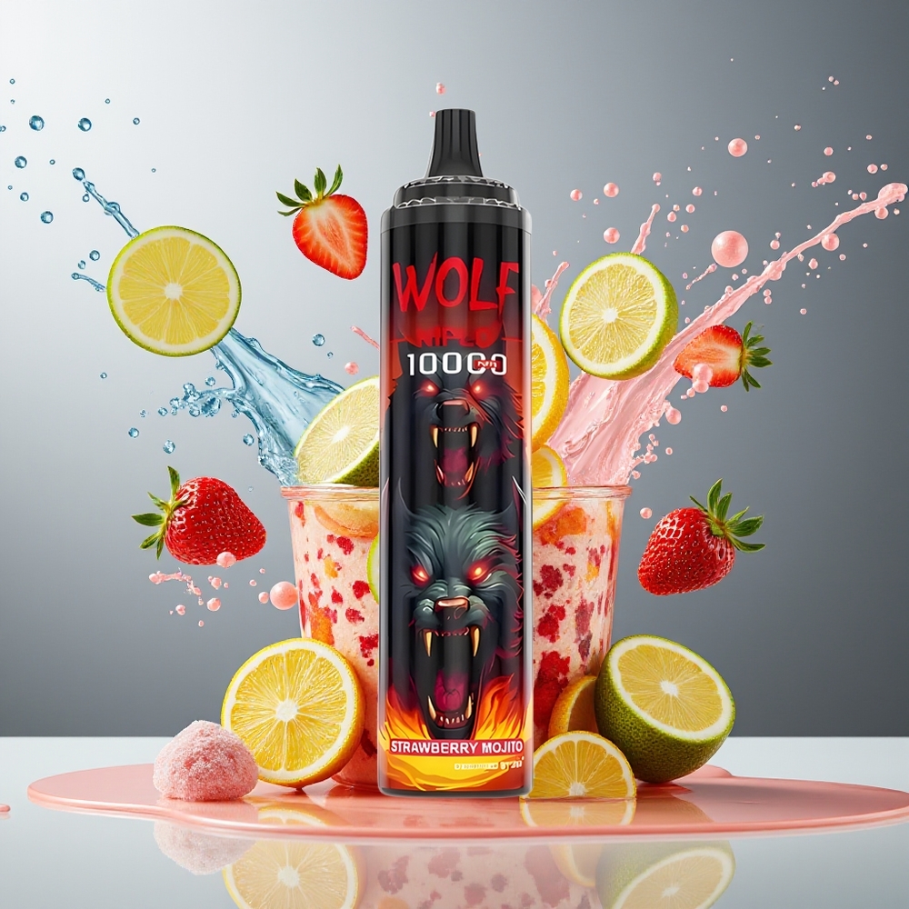 JNR Wolf Niplo Finland tukku 10000 Puffia 20ml Nestemäärä Type-C pikalataus