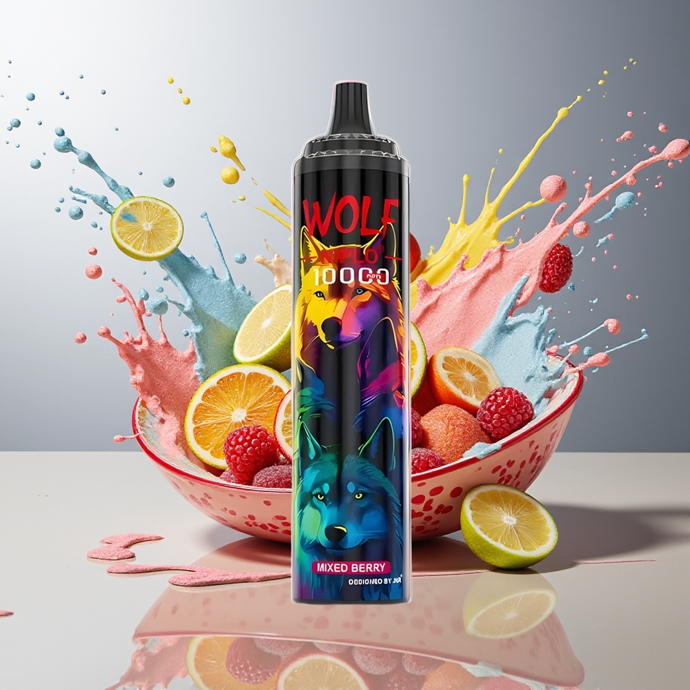 JNR Wolf Niplo Finland tukku 10000 Puffs (10000 Savutusta) 20ml Nestemäärä