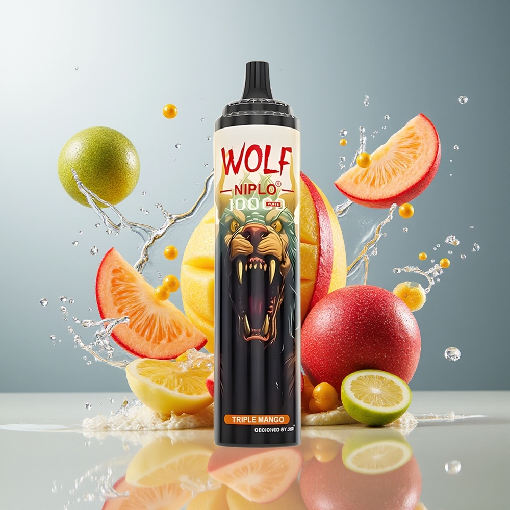 JNR Wolf Niplo Finland tukku 10000 Puffs - 20ml Nestemäistä - 1.0 Ohm Verkkokäämi