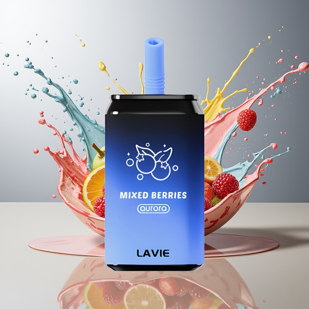 Finland tukku LAVIE Aurora 11000 Puffs - 22ML nestemäärä - 650mAh akun kapasiteetti