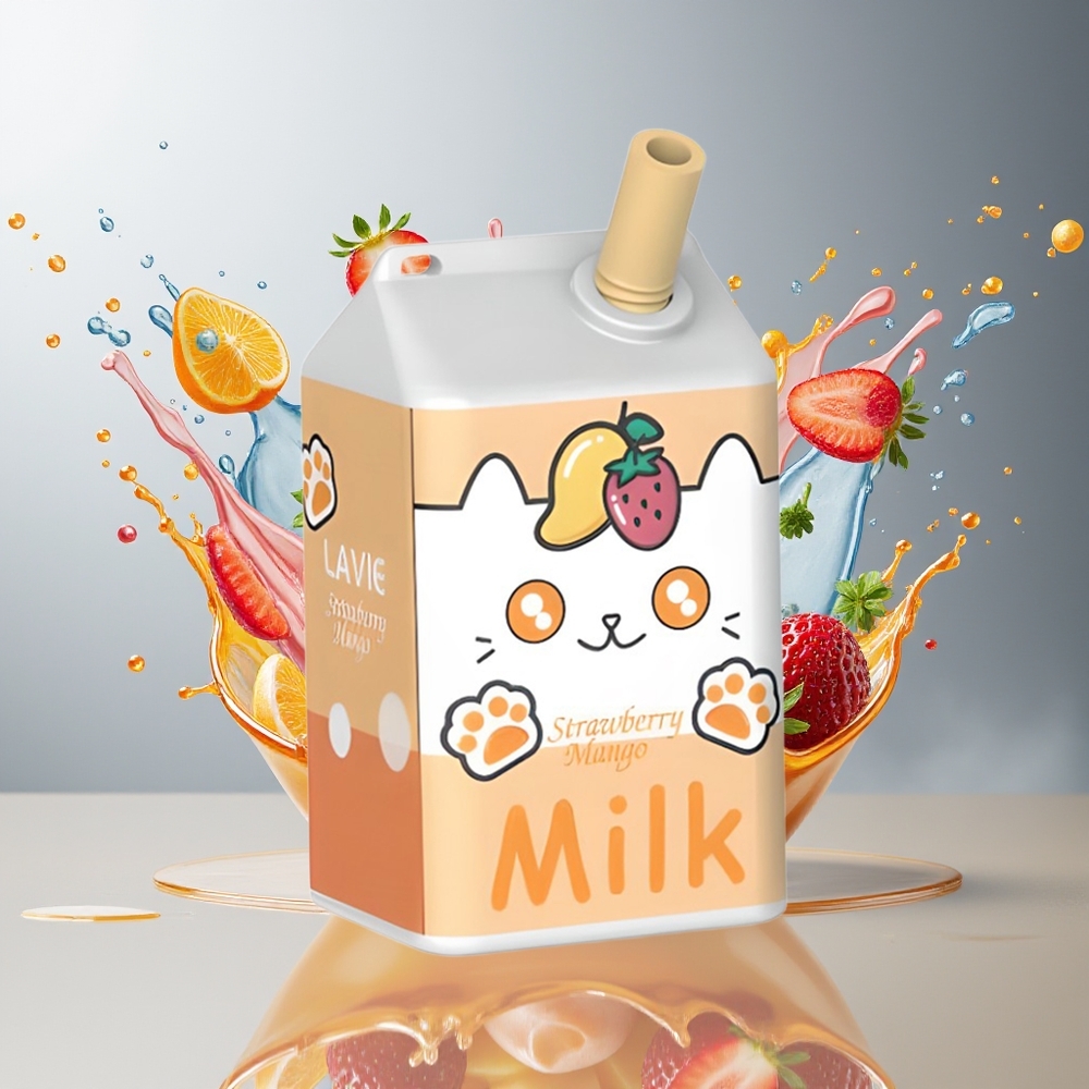 LAVIE Milk 7000 Puffs Finland tukku - 7000 Puffs (7000 Savut) - 16ML (16ML) - Type C Rechargeable (Tyypin C Ladattava)