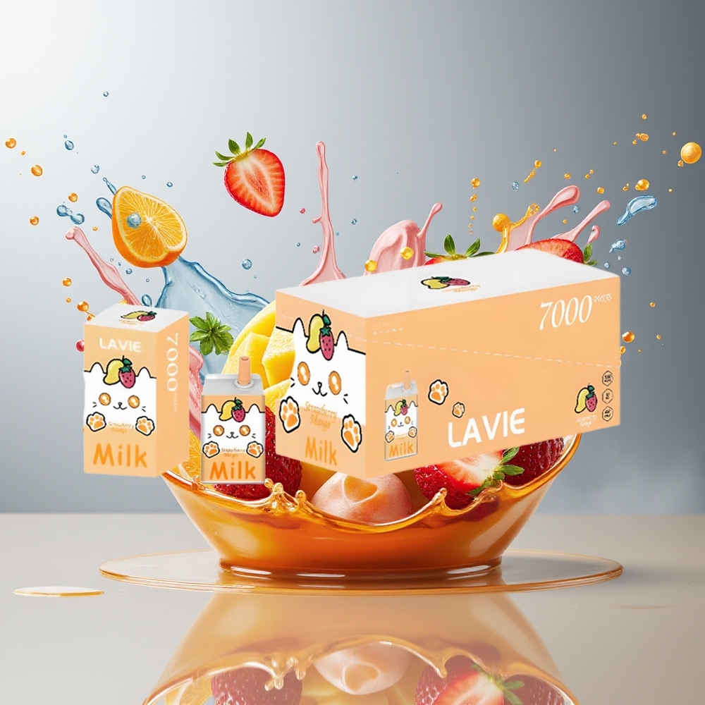 LAVIE Milk 7000 Puffs Finland tukku - 7000 Puffs (7000 Savut) - 16ML (16ML) - Type C Rechargeable (Tyypin C Ladattava)