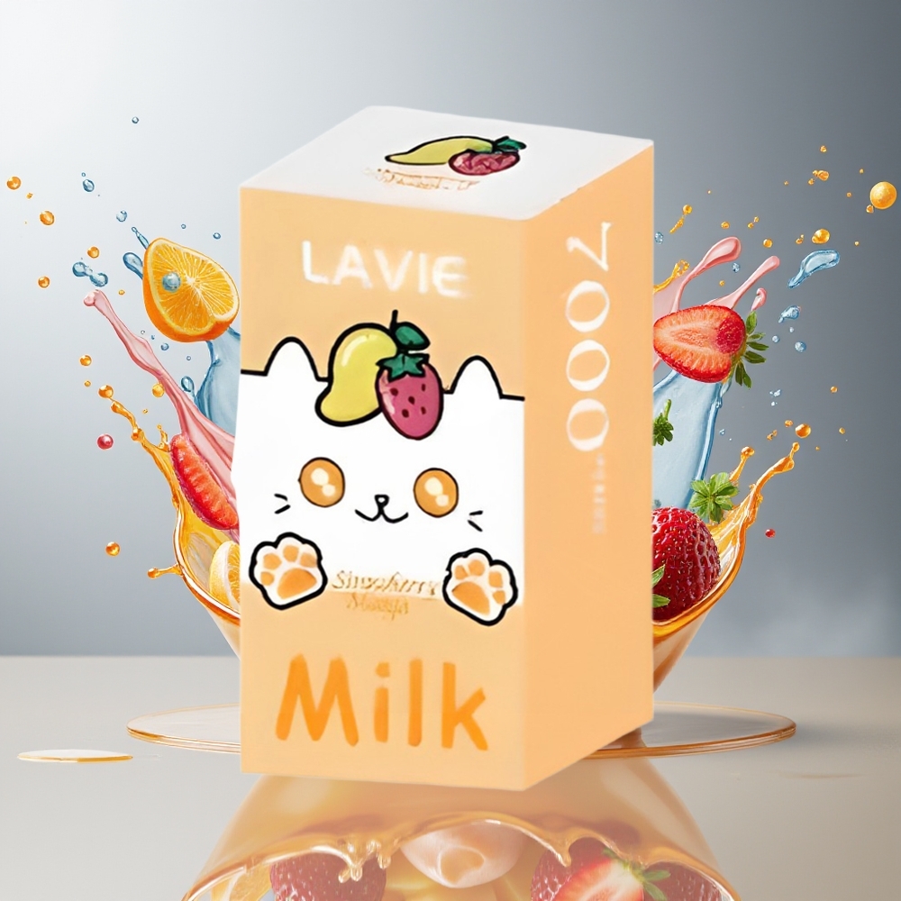 LAVIE Milk 7000 Puffs Finland tukku - 7000 Puffs (7000 Savut) - 16ML (16ML) - Type C Rechargeable (Tyypin C Ladattava)