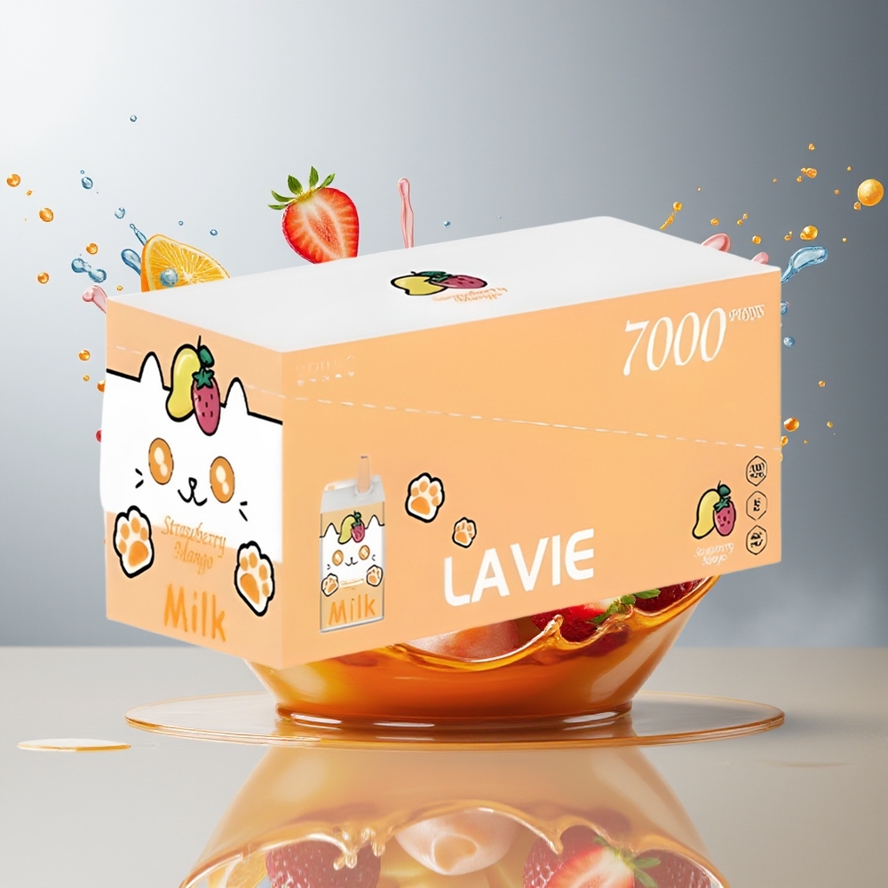 LAVIE Milk 7000 Puffs Finland tukku - 7000 Puffs (7000 Savut) - 16ML (16ML) - Type C Rechargeable (Tyypin C Ladattava)