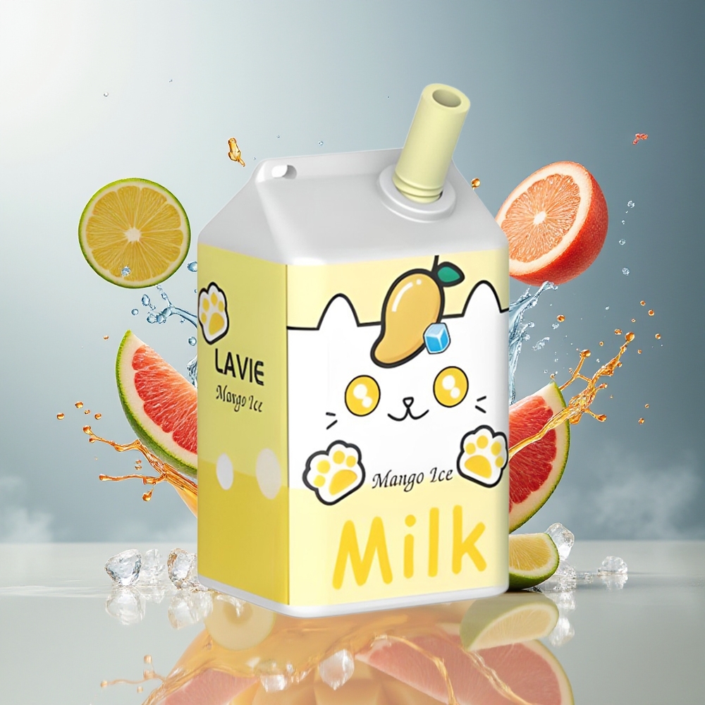 LAVIE Milk 7000 Puffs Finland tukku - 7000 tupakkaa, 16ML nesteen tilavuus, Type C Lataus