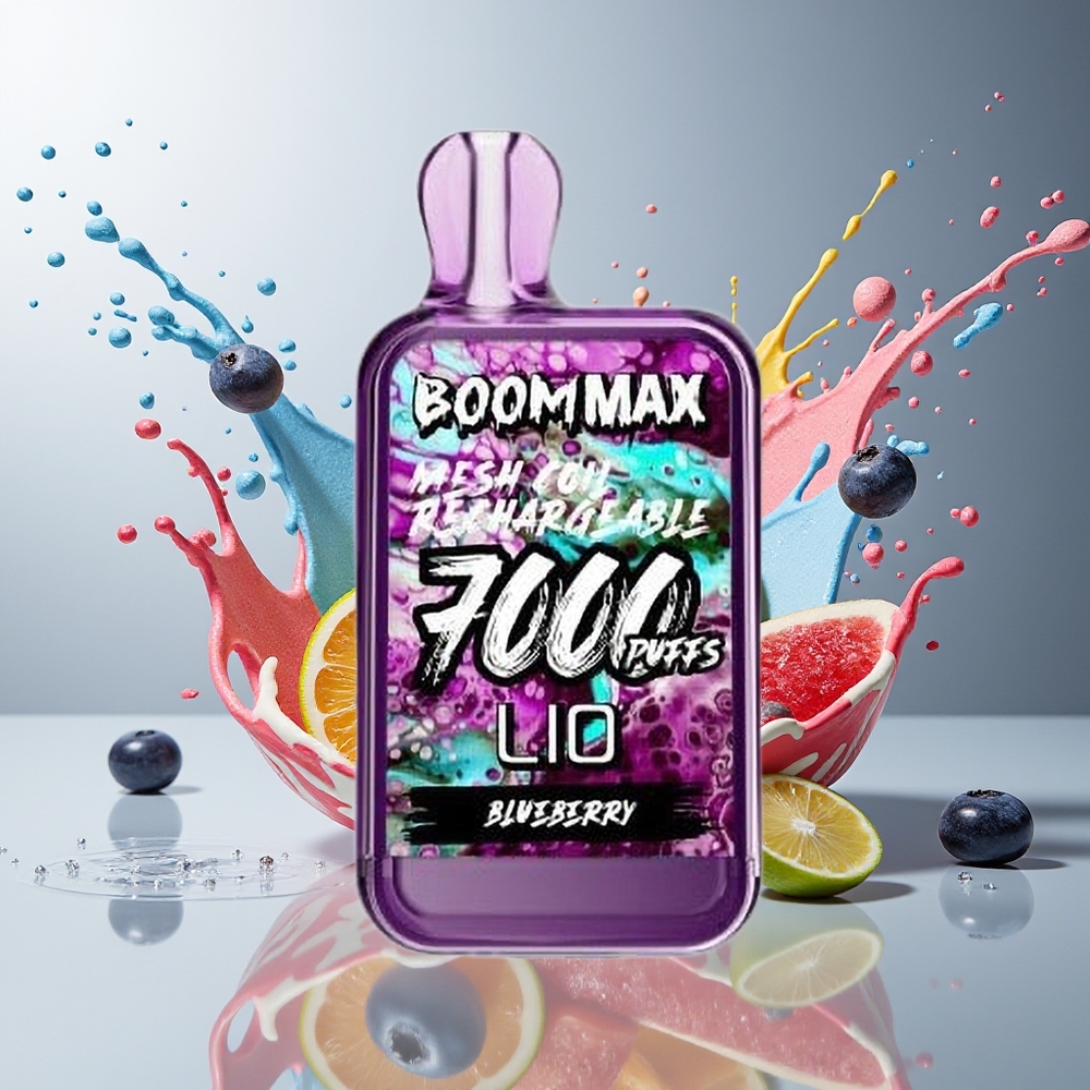 Finland tukku LIO BOOM MAX 7000 Puffs 15ml täytetyö kertakäyttöinen vape 650mAh akku