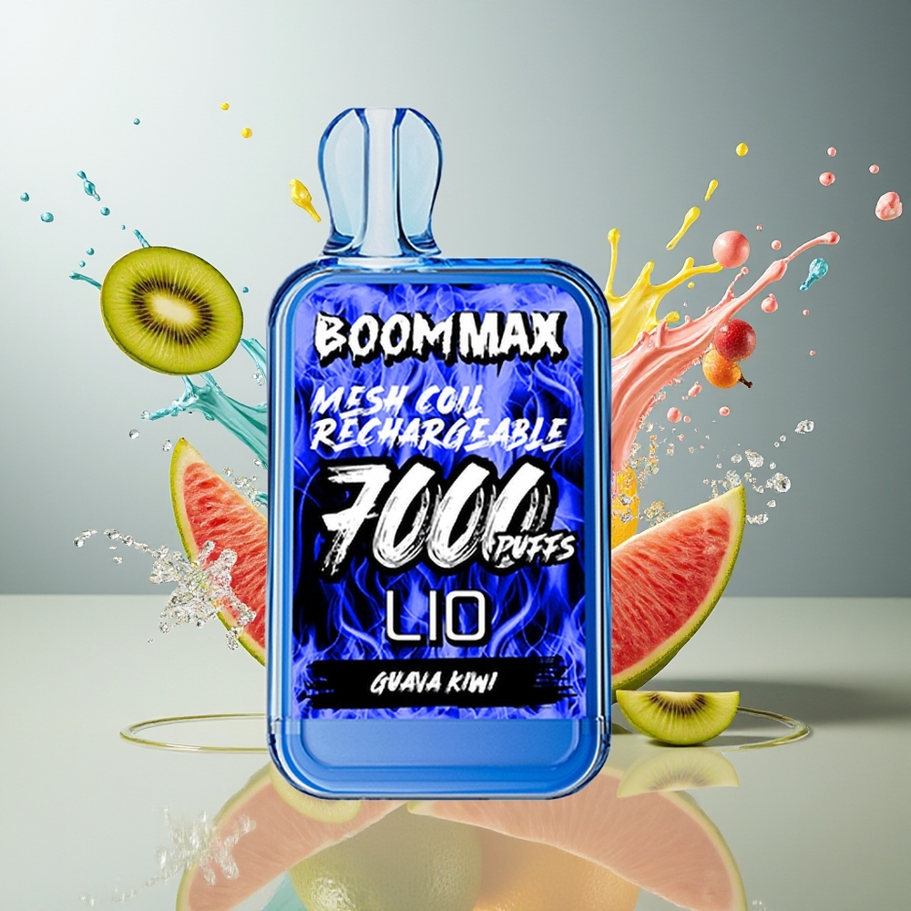 Finland tukku LIO BOOM MAX 7000 Puffs Kertakäyttöinen Vape - 15ml Esnestetty Nestemäinen - 50mg Nikotiinia