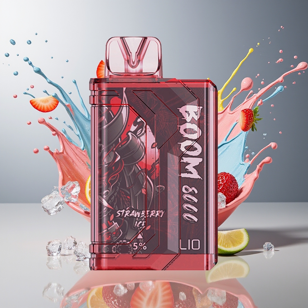 Finland tukku LIO BOOM PRO 8000 Puffs Kertakäyttöinen Vape - Jopa 8000 puffia, 15ml täytetty nestemäärä