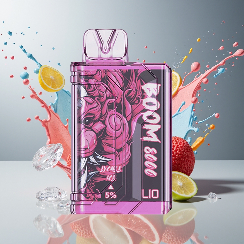 LIO BOOM PRO Finland tukku 8000 Puffs 15ml täyttöön sisältää nestemäistä Typ-C Lataus