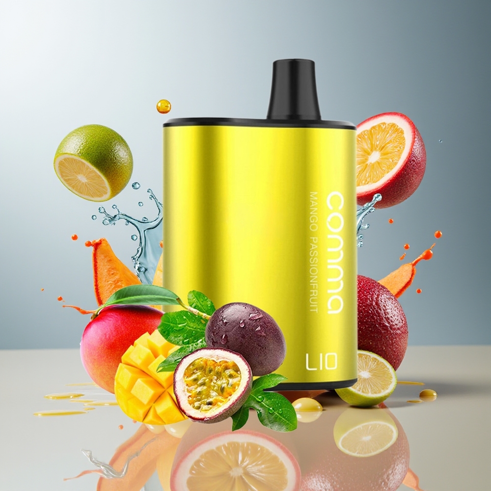 Finland tukku LIO COMMA 5000 Puffs Kertakäyttöinen Vape - 15 ml / 900mAh (15 ml / 900 mAh)