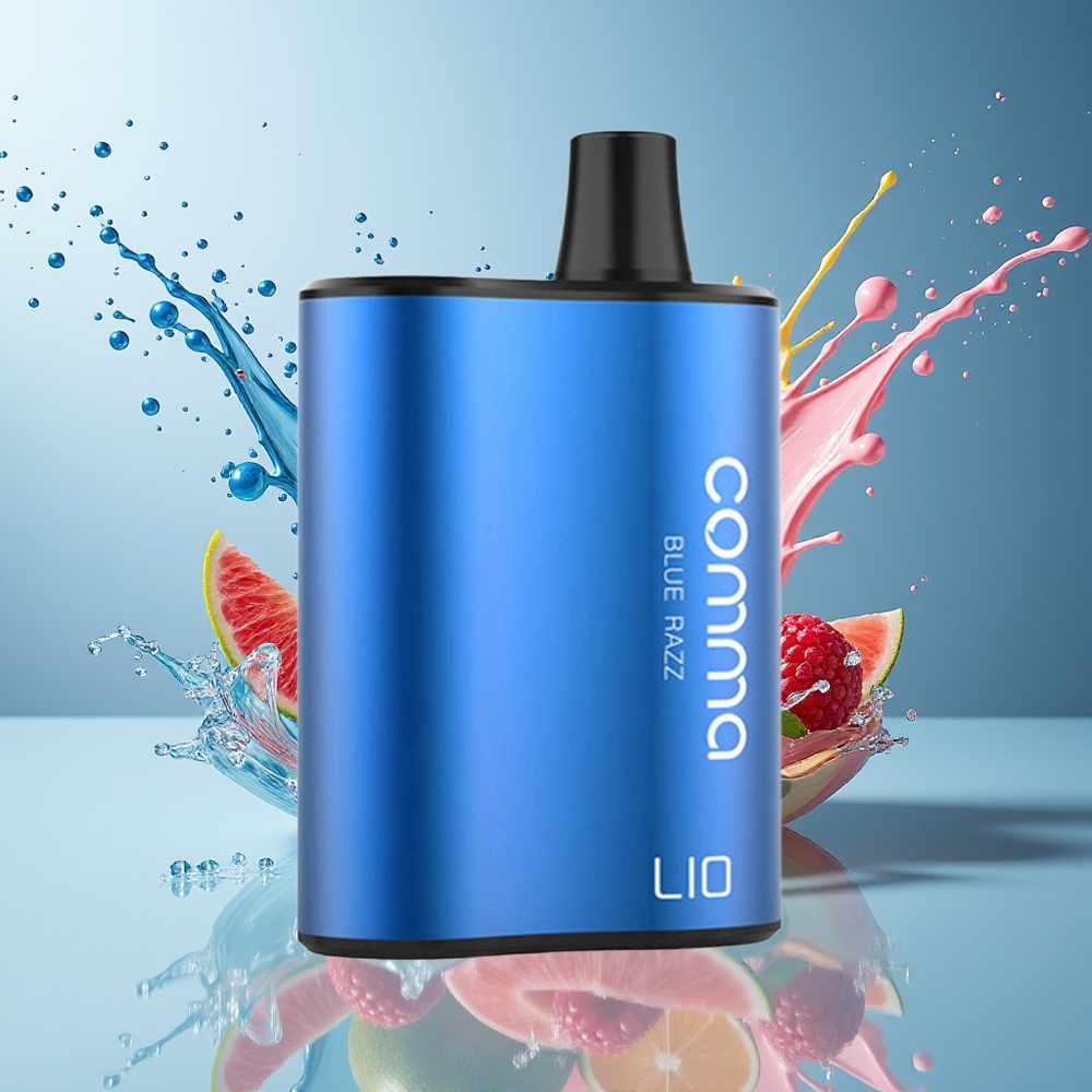 Finland tukku LIO COMMA 5000 Puffs Kertakäyttöinen Vape 900mAh Akku & 15 ml Kapasiteetti