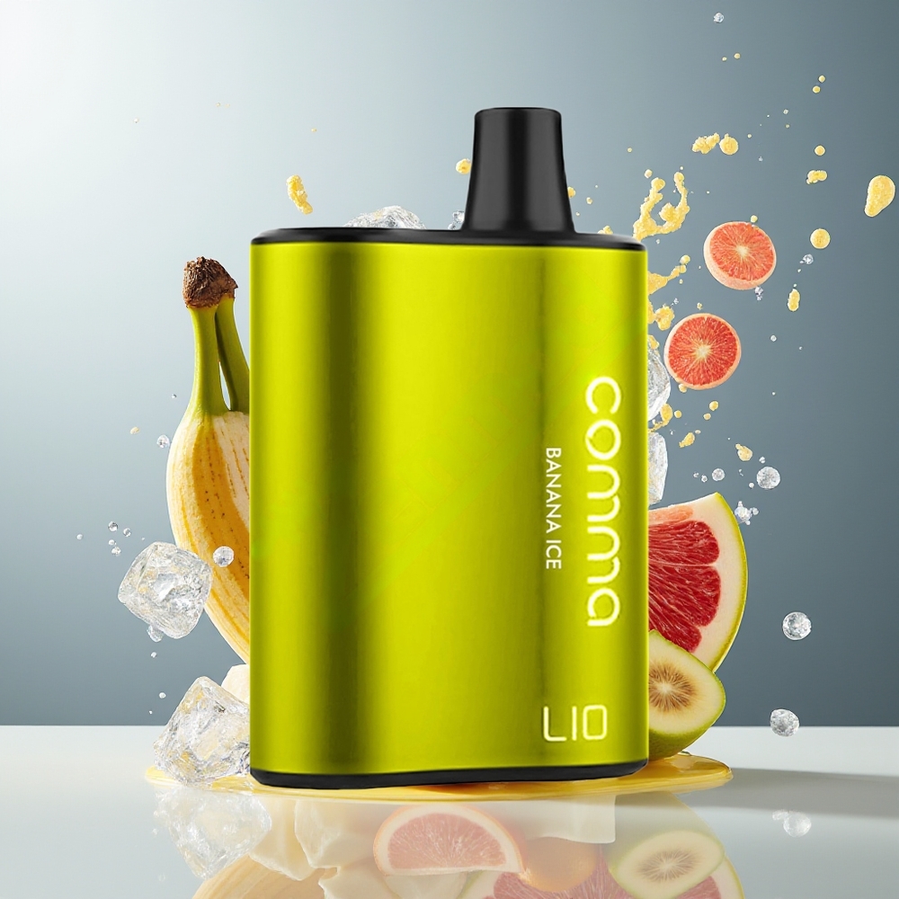 Finland tukku LIO COMMA 5000 Puffs Kertakäyttöinen Vape 900mAh Akku & 15 ml Tilavuus