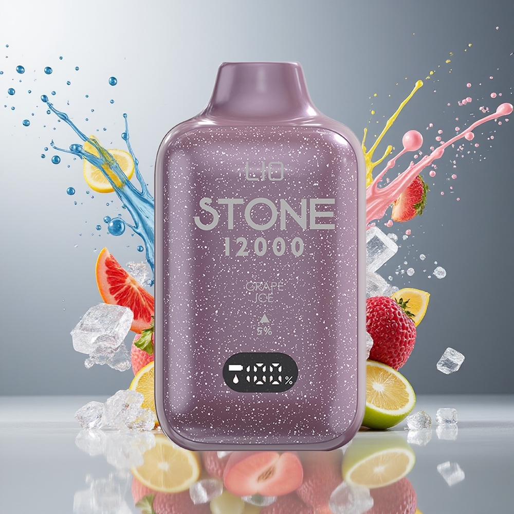 Finland tukku LIO Stone 12000 Puffs Kertakäyttöinen Vape 18ML Nestemäistä 50mg Nikotiinia
