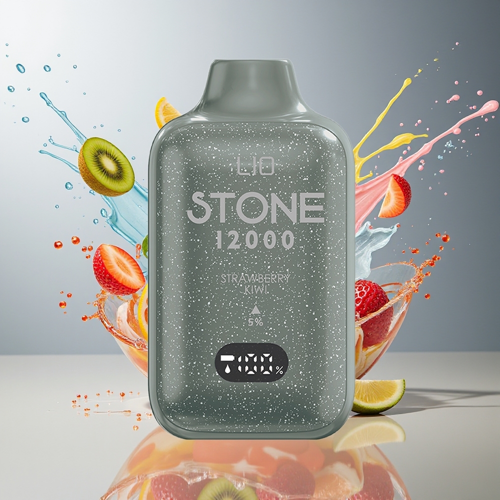 Finland tukku LIO Stone 12000 Puffs Kertakäyttöinen Vape 18ML Nestemäistä 550mAh Akku