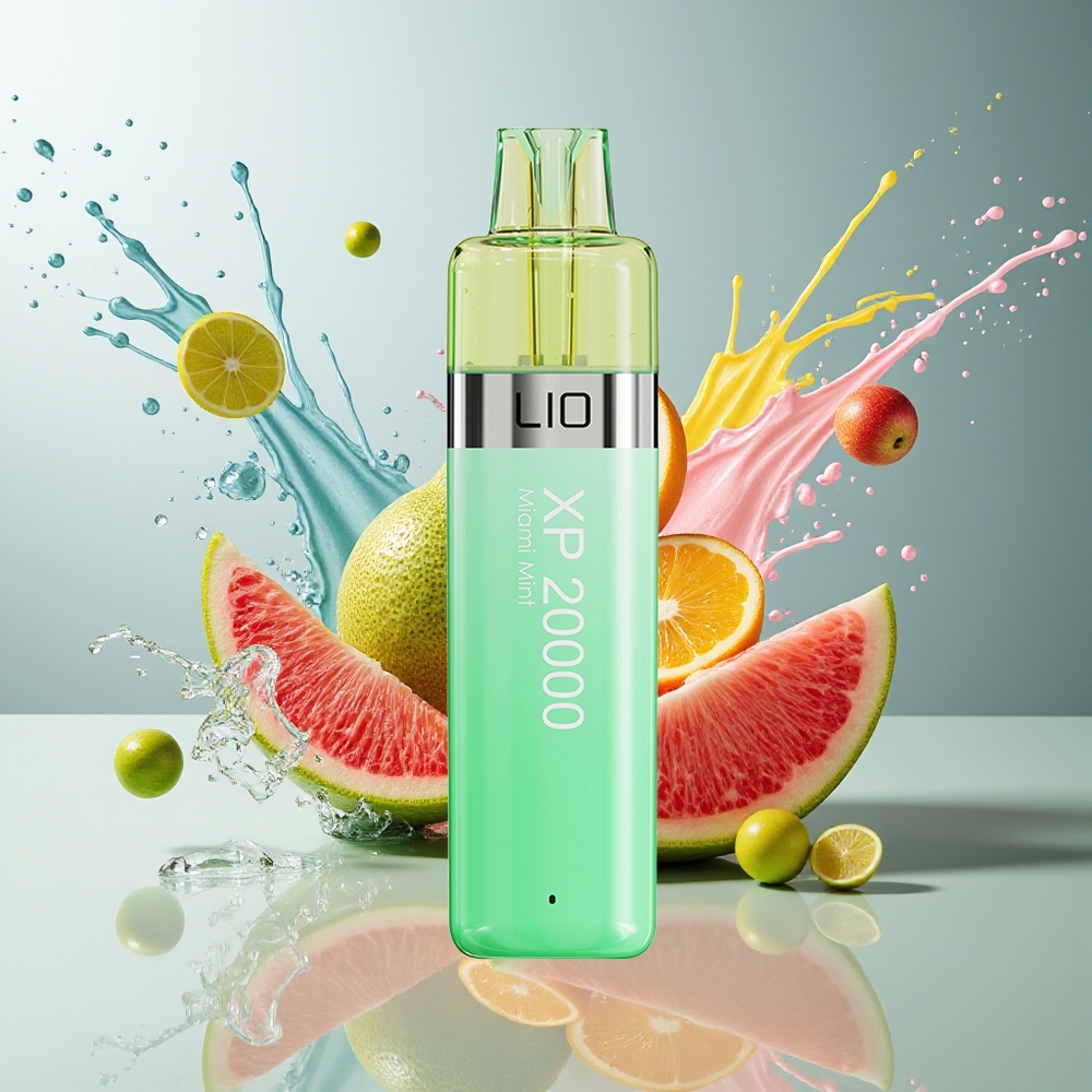 Finland tukku LIO XP 20000 Puffs Kertakäyttöinen Vape 12ML esitäytetty nestemäärä 900 mAh akkukapasiteetti