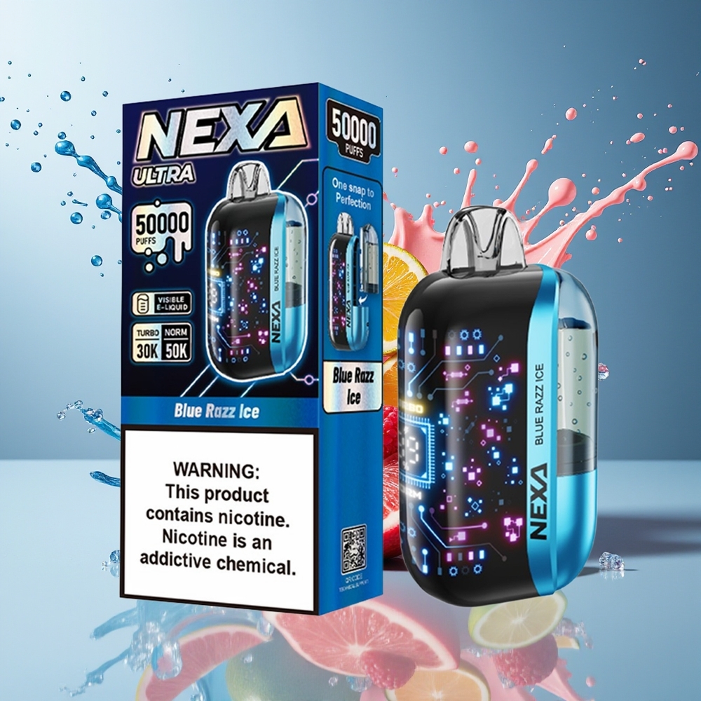 Finland tukku NEXA Ultra 50K 20ml Esitäytetty 50000 Puff Kertakäyttöinen Vape